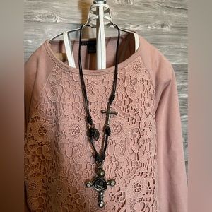 NWOT Lace Sweater